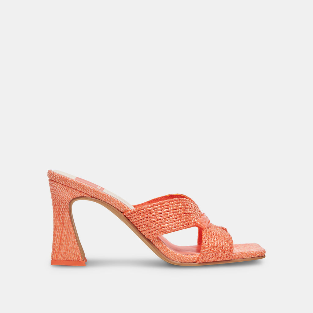 Hoya heels bright orange USED NO LONGER SOLD GREAT... - Depop