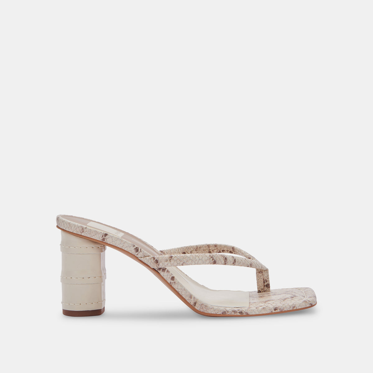 RHYE HEELS LT EMBOSSED STELLA