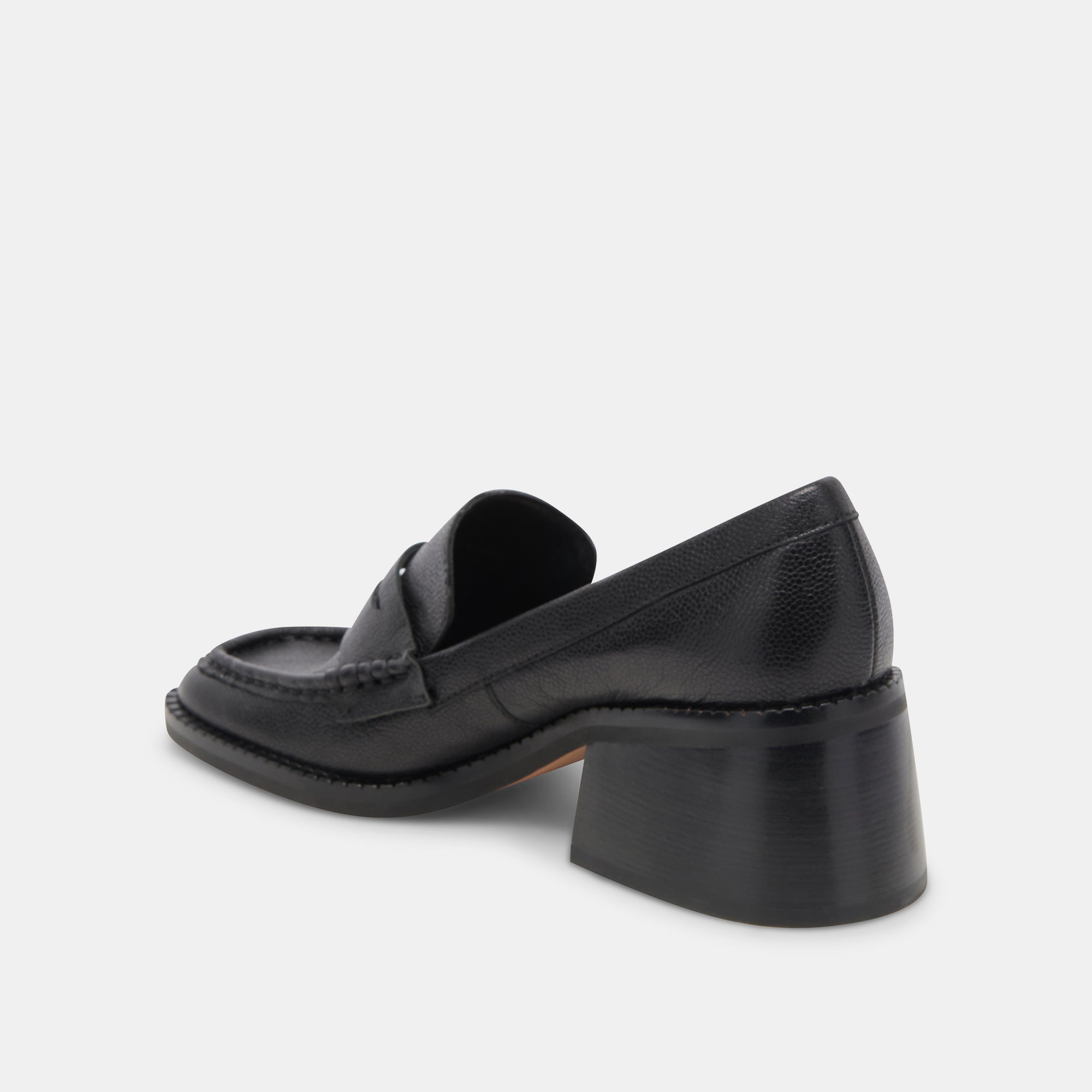 TALIE LOAFERS ONYX EMBOSSED LEATHER - re:vita
