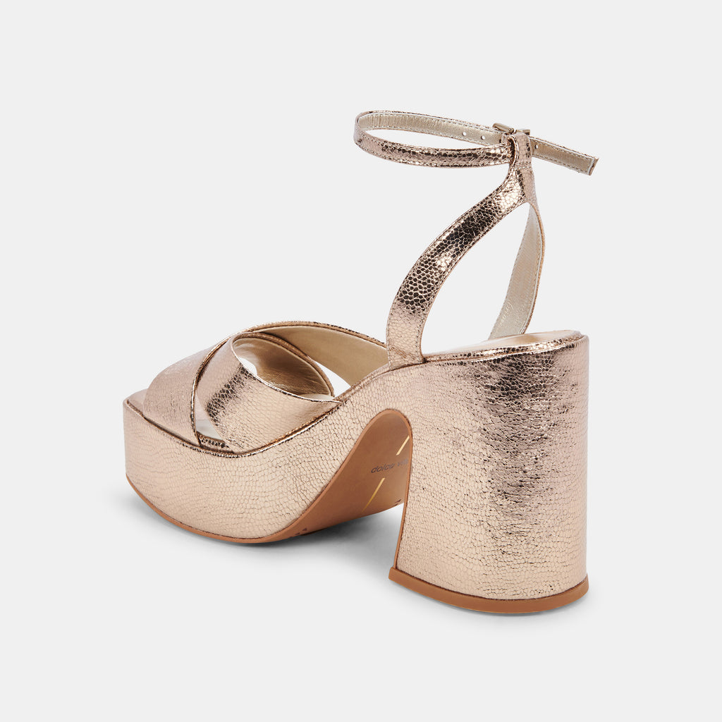 Ottawa Diamante High Heels - Silver Metallic Smooth – Verali Shoes