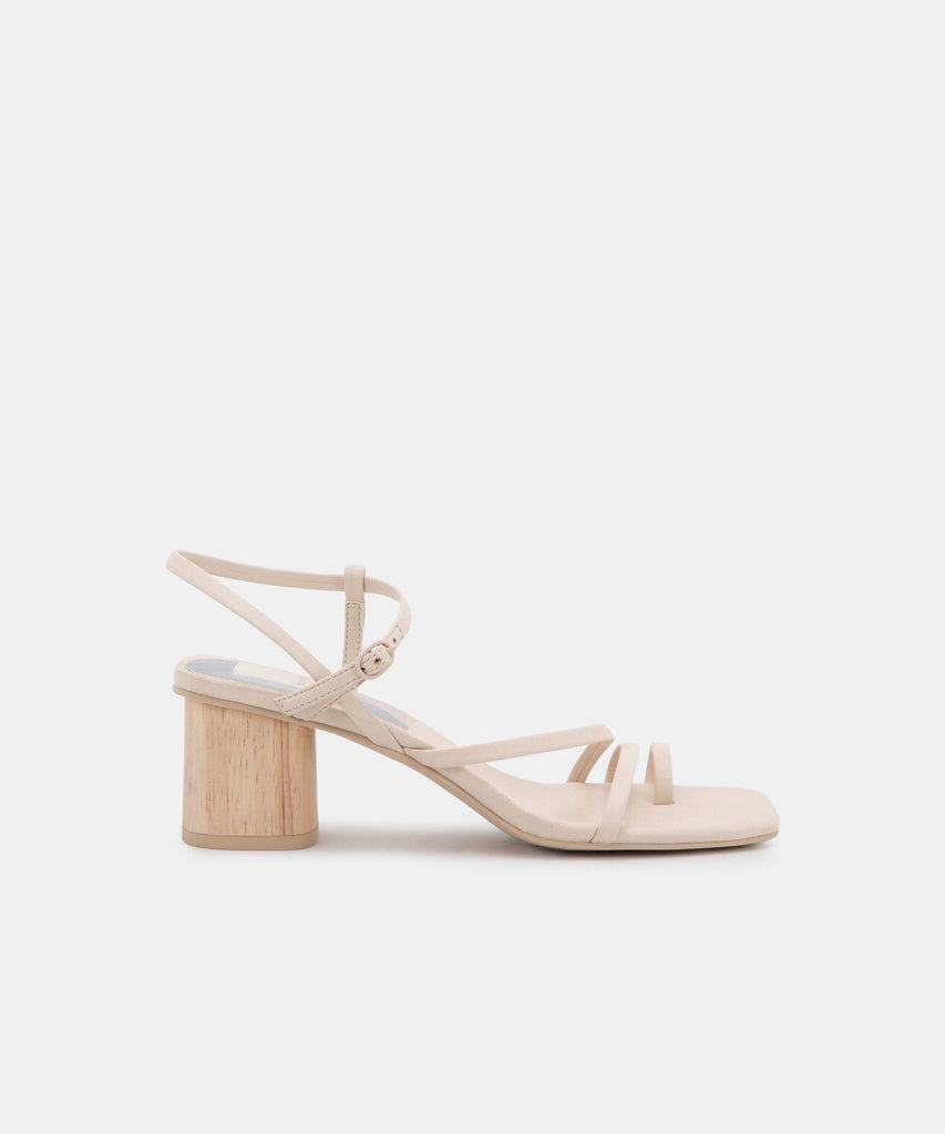 ZYDA HEELS IN IVORY LEATHER -   Dolce Vita - image 1