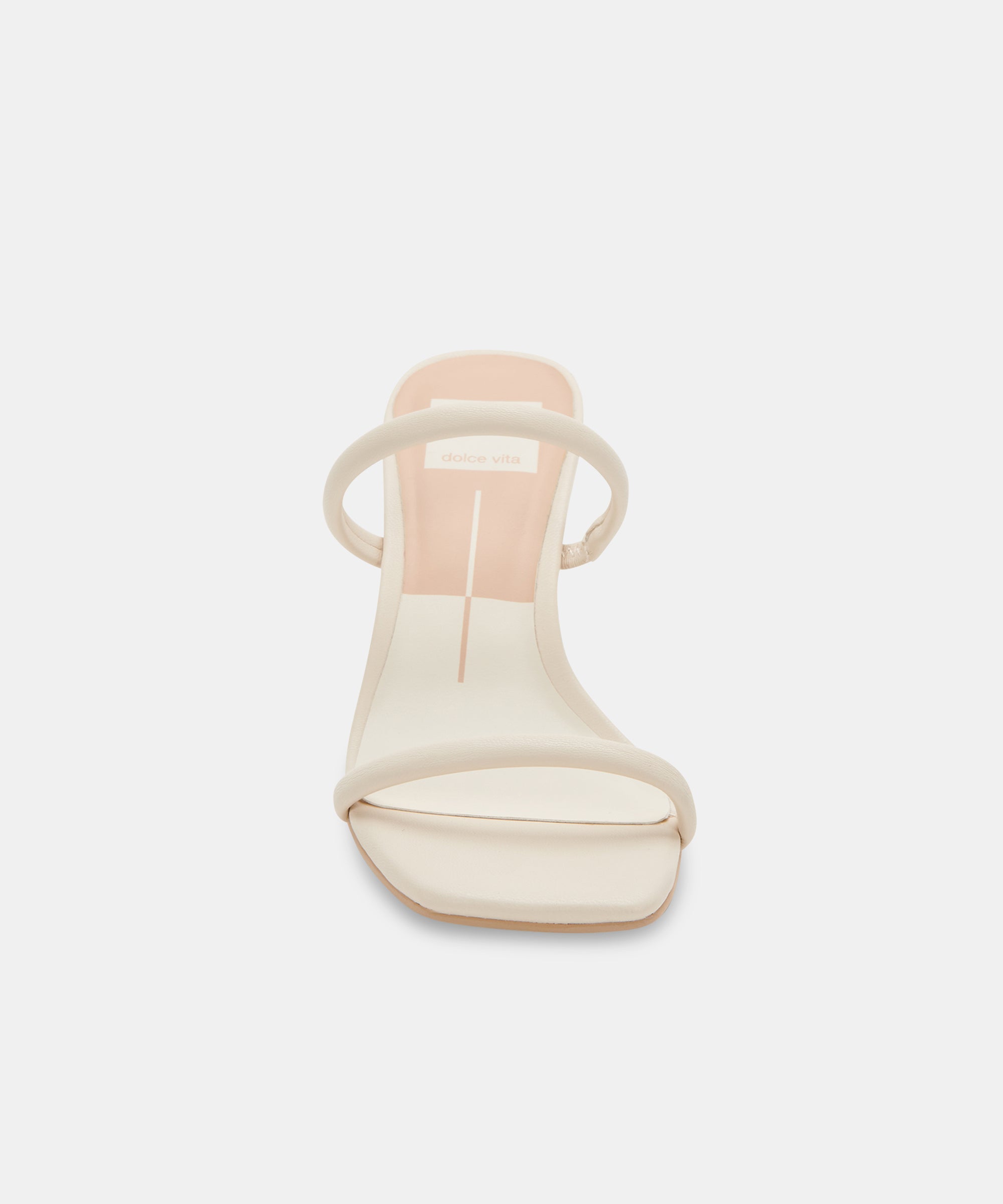 NOLES Heels Ivory Stella | Women's Chunky Round Heels – Dolce Vita