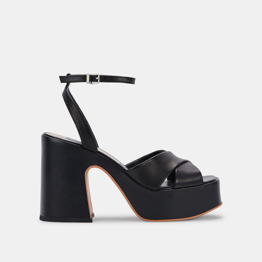 WESSI HEELS IN BLACK LEATHER -   Dolce Vita - image 1