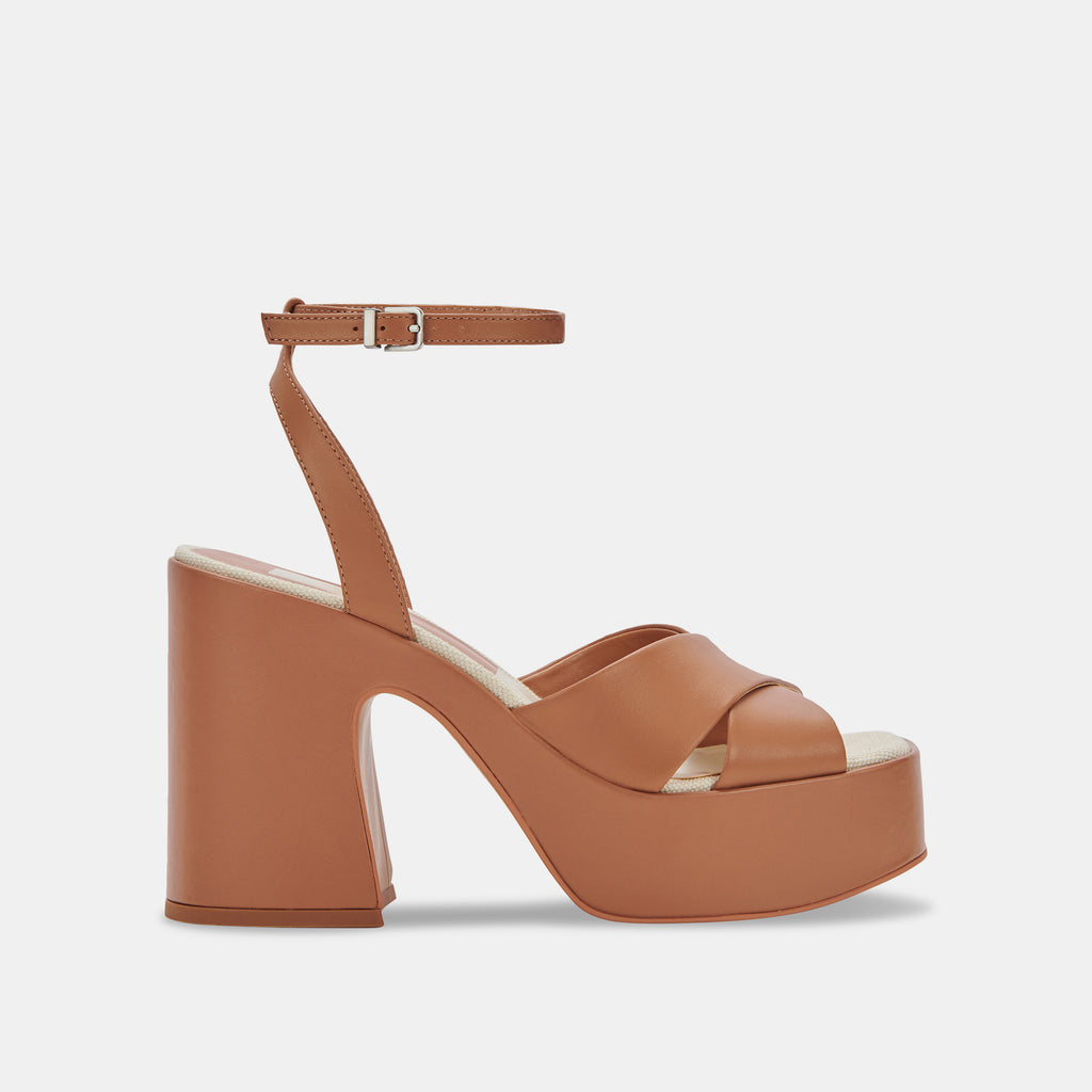 WESSI HEELS IN CARAMEL LEATHER -   Dolce Vita - image 1