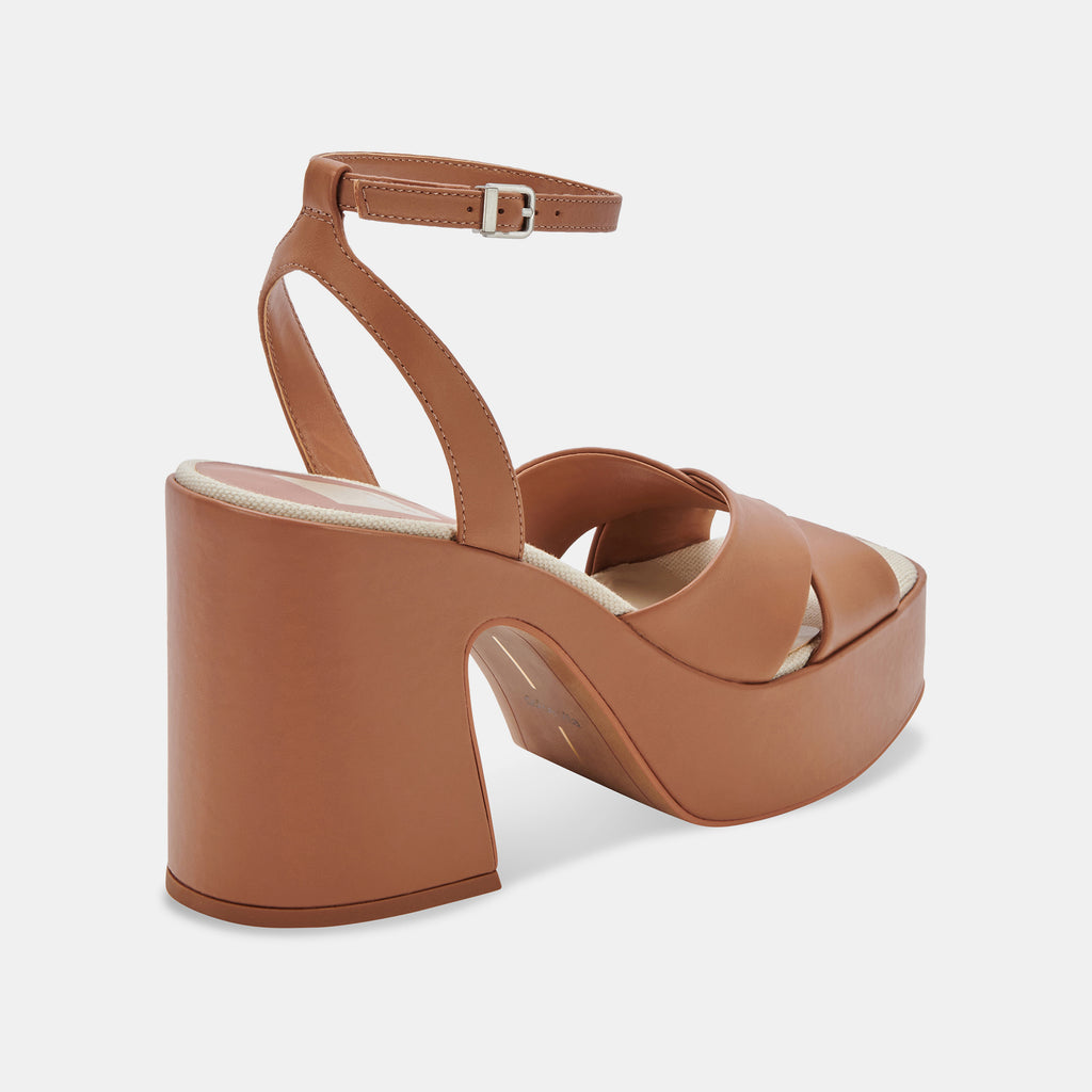 WESSI HEELS IN CARAMEL LEATHER -   Dolce Vita - image 5