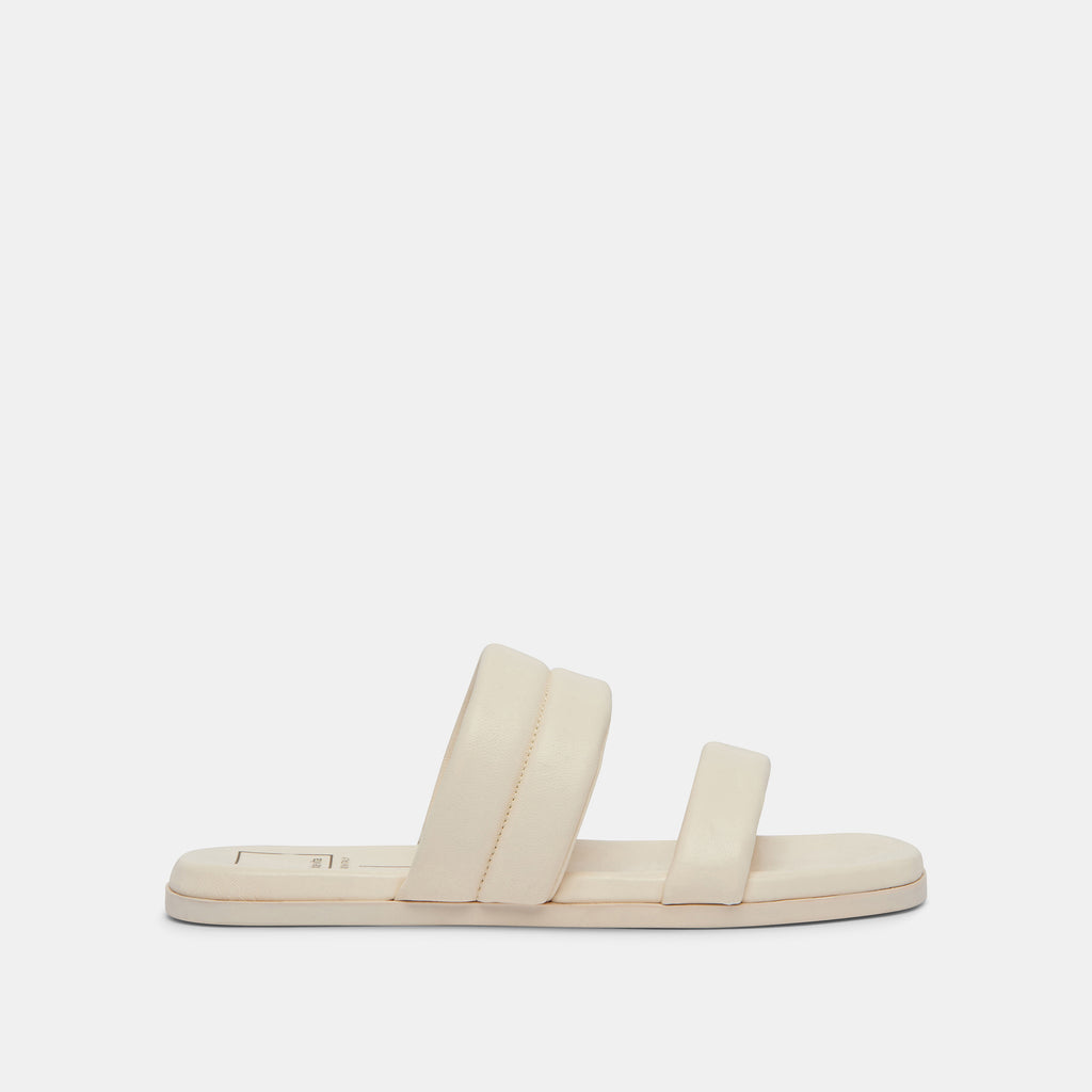 ADORE SANDALS IVORY LEATHER – Dolce Vita