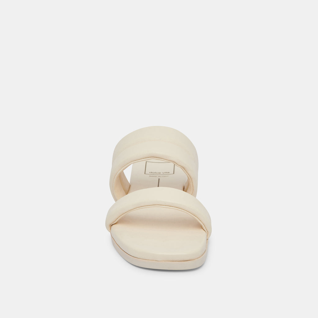 ADORE SANDALS IVORY LEATHER - image 6