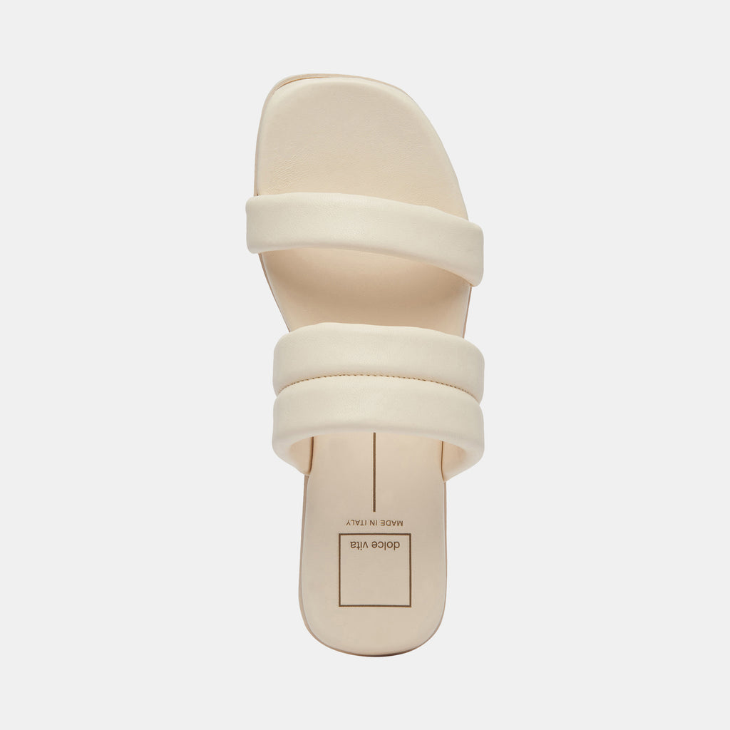 ADORE SANDALS IVORY LEATHER - image 8