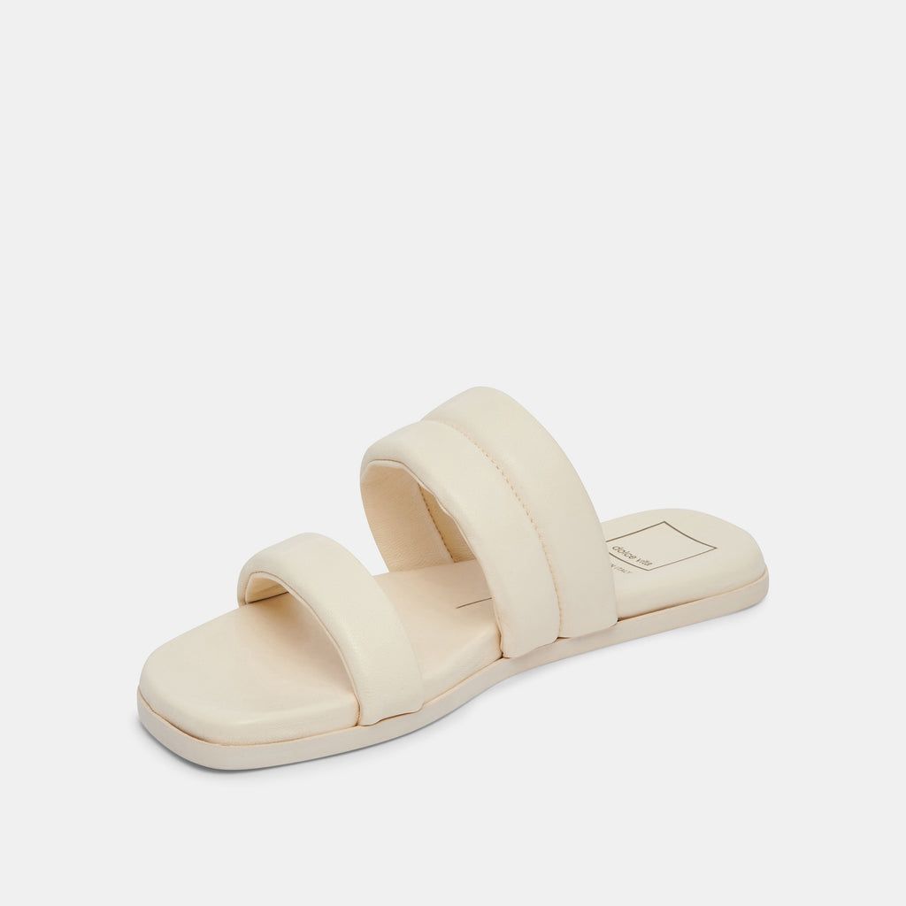 ADORE SANDALS IVORY LEATHER - image 4