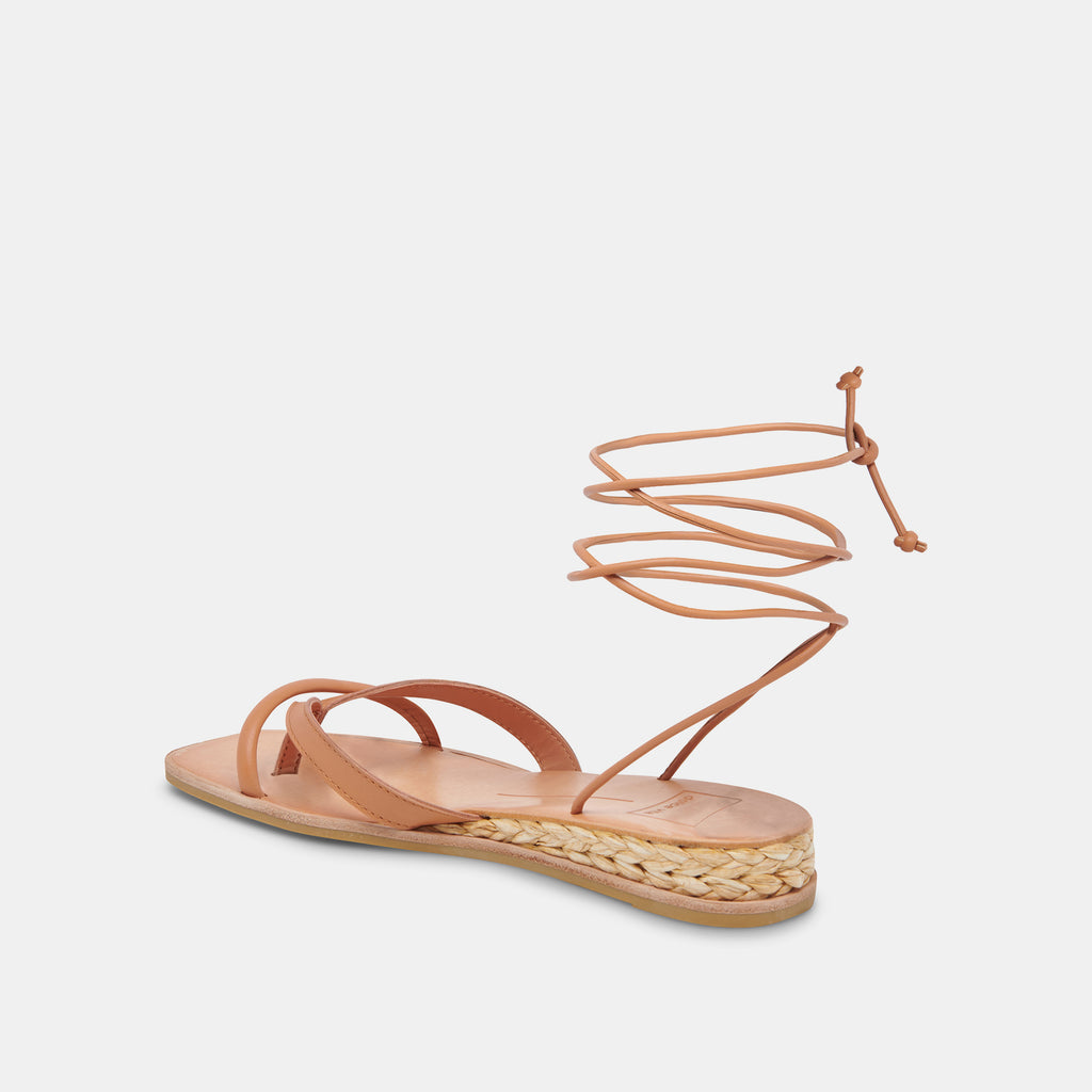 Scholl Sl Josephine Leather Cognac - Flat sandals - Boozt.com