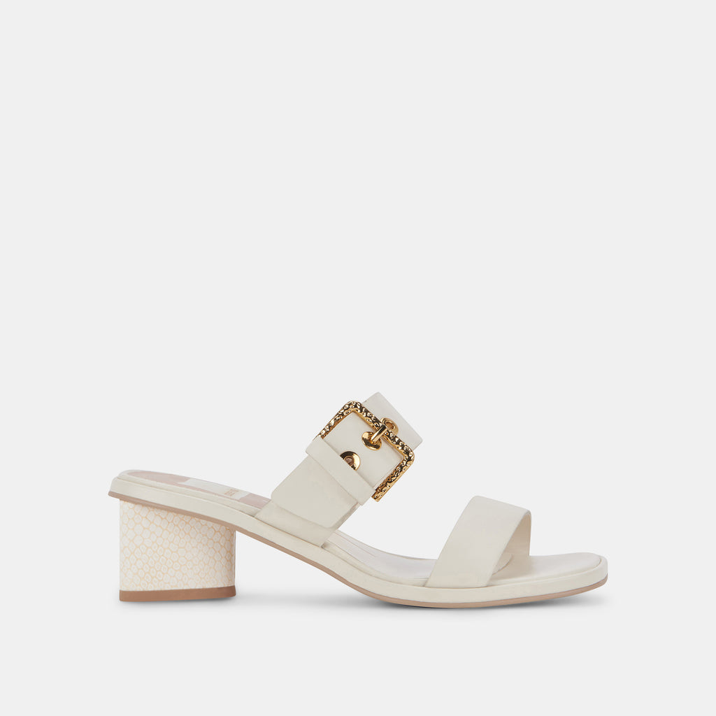 RIVA SANDALS IVORY LEATHER - image 1