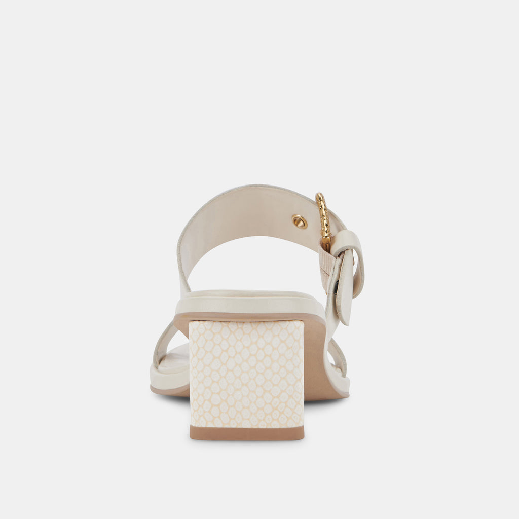 RIVA SANDALS IVORY LEATHER - image 11