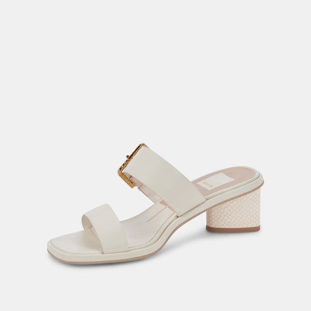 RIVA SANDALS IVORY LEATHER - image 7