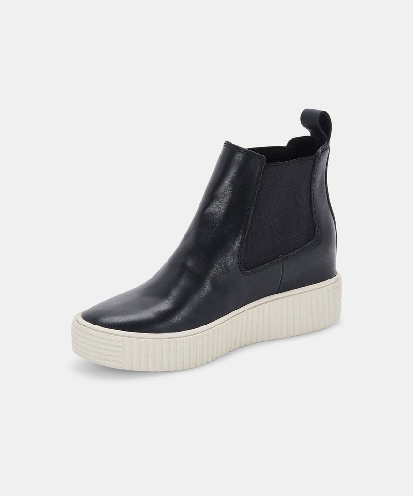 COLA SNEAKERS IN BLACK LEATHER H20 -   Dolce Vita - image 6