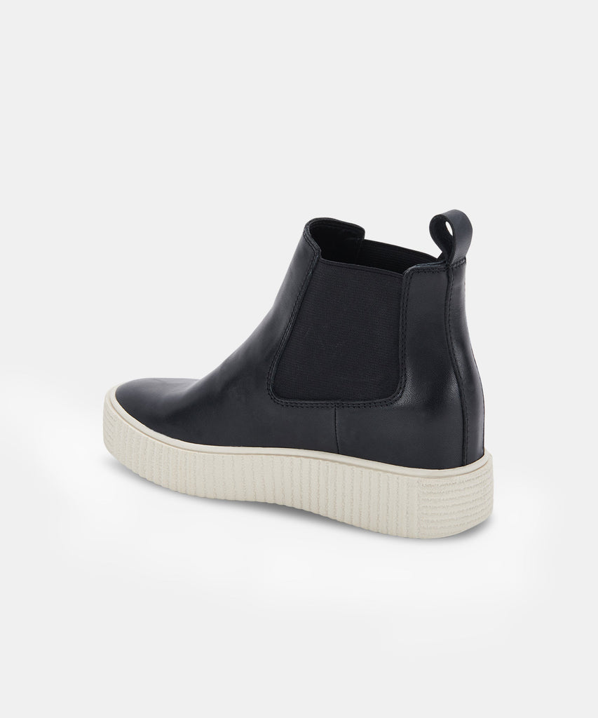 COLA SNEAKERS IN BLACK LEATHER H20 -   Dolce Vita - image 7