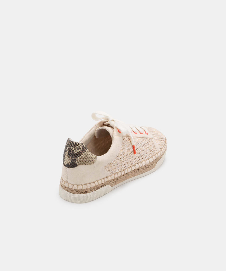 MADOX SNEAKERS IN IVORY RAFFIA -   Dolce Vita - image 6