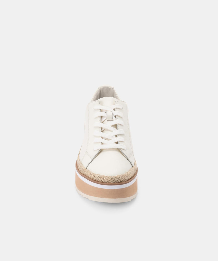 TINLEY SNEAKERS IN WHITE LEATHER -   Dolce Vita - image 6
