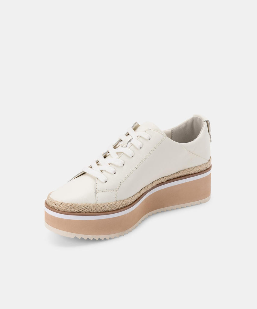TINLEY SNEAKERS IN WHITE LEATHER -   Dolce Vita - image 8