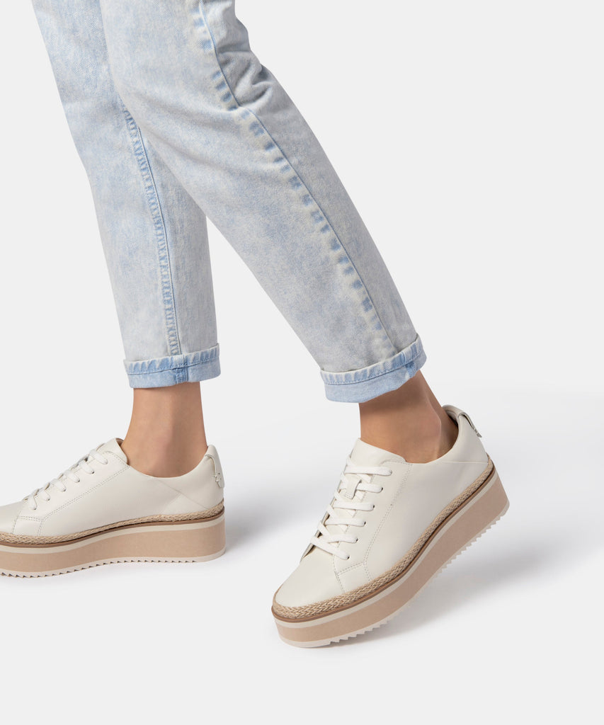 TINLEY SNEAKERS IN WHITE LEATHER -   Dolce Vita - image 4