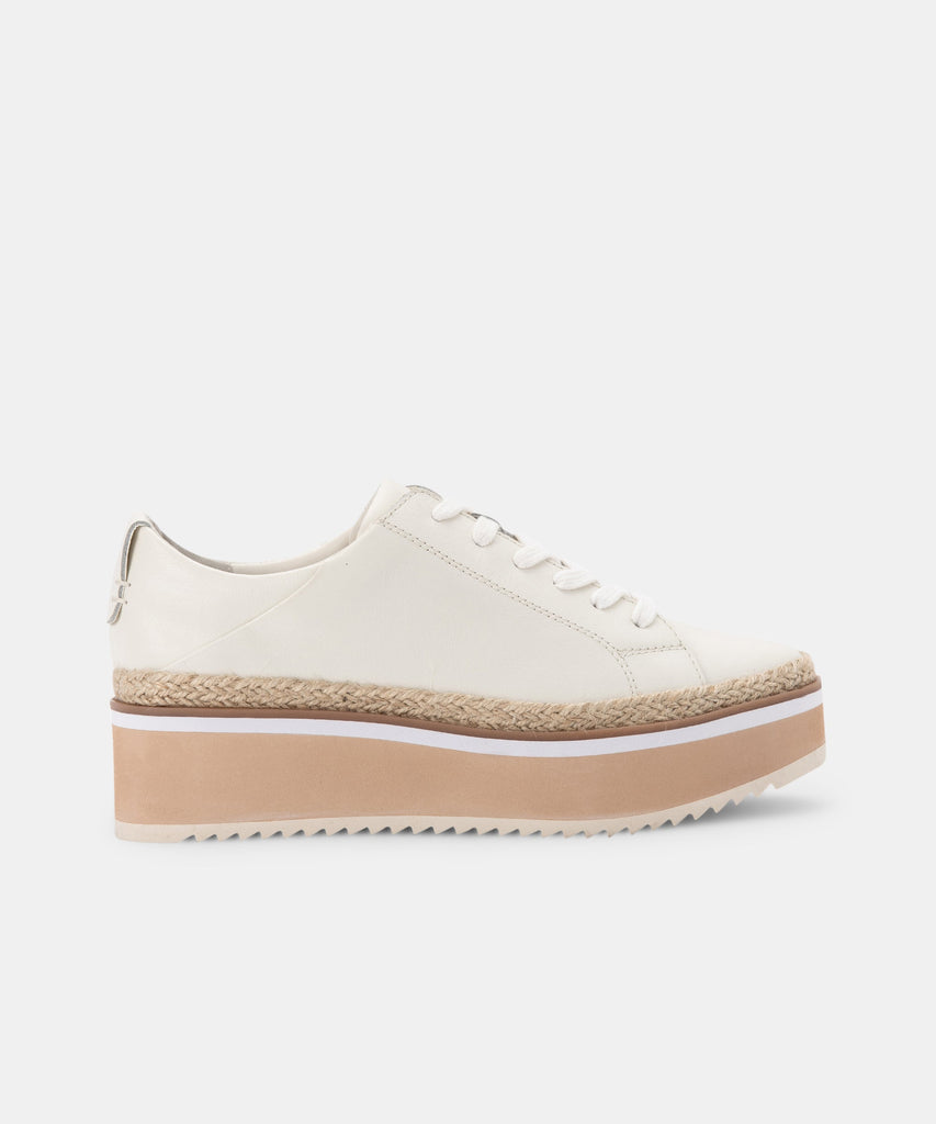 TINLEY SNEAKERS IN WHITE LEATHER -   Dolce Vita - image 1