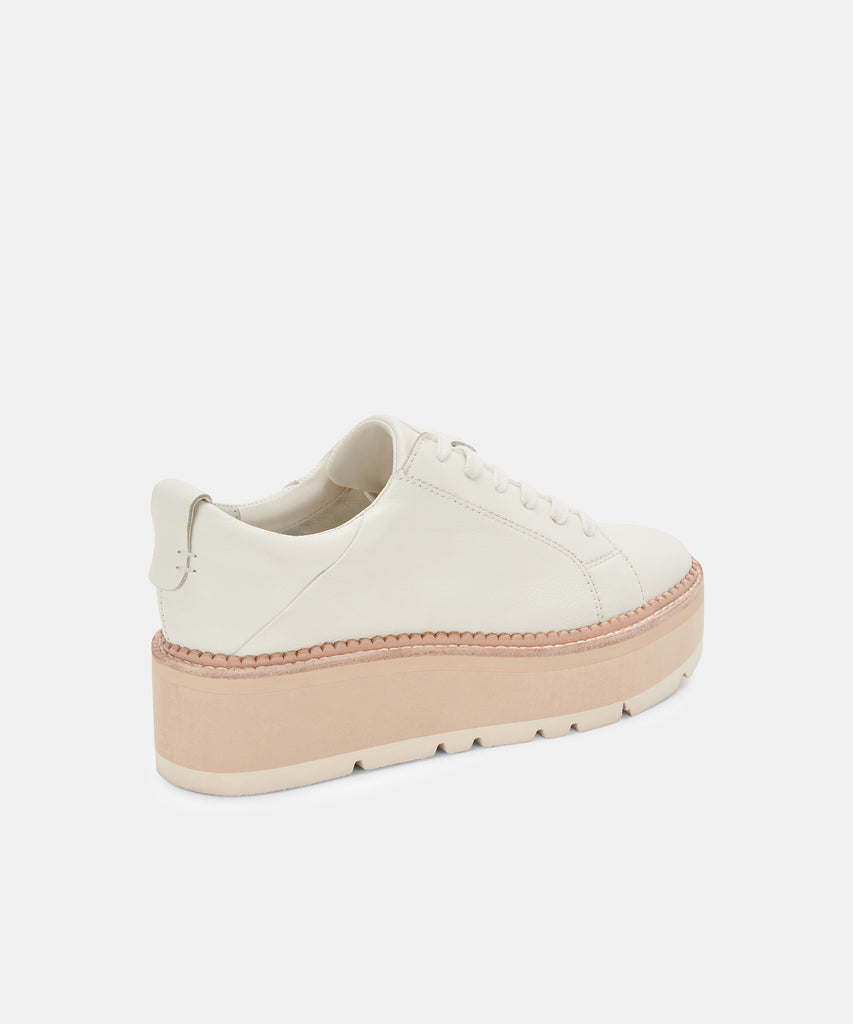 TOYAH SNEAKERS IN WHITE LEATHER -   Dolce Vita - image 5