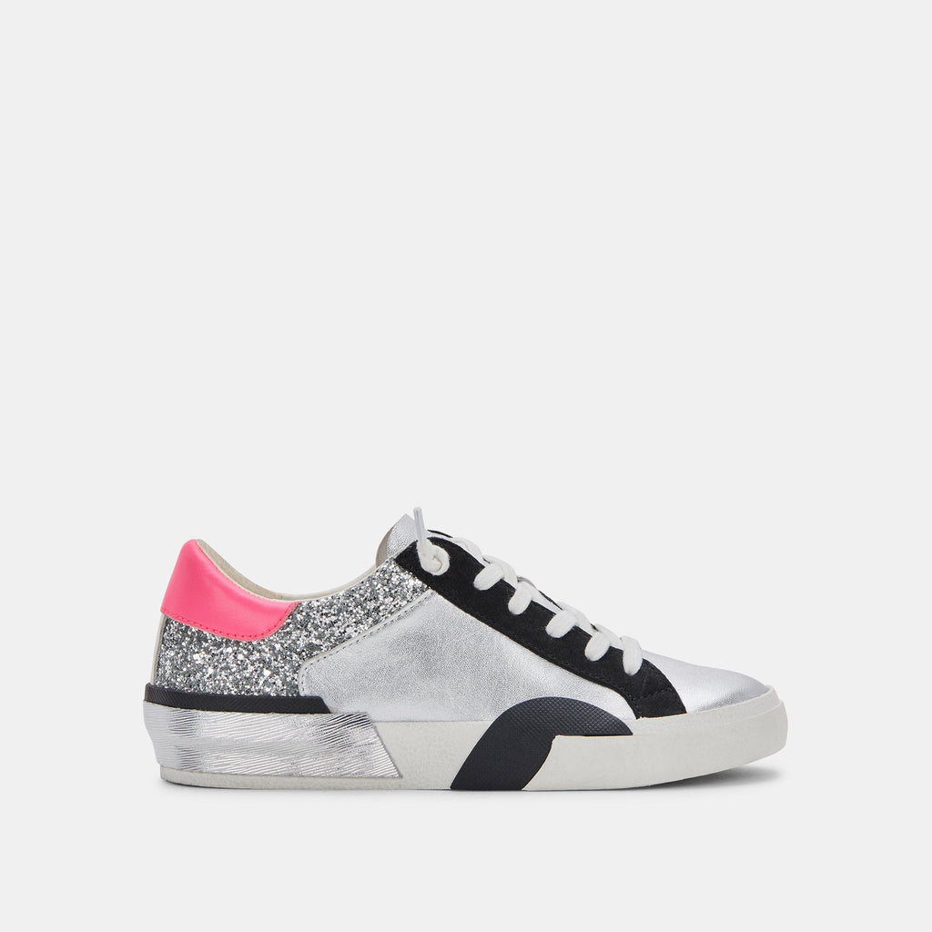 ZINA SNEAKERS IN DK SILVER LEATHER -   Dolce Vita - image 1