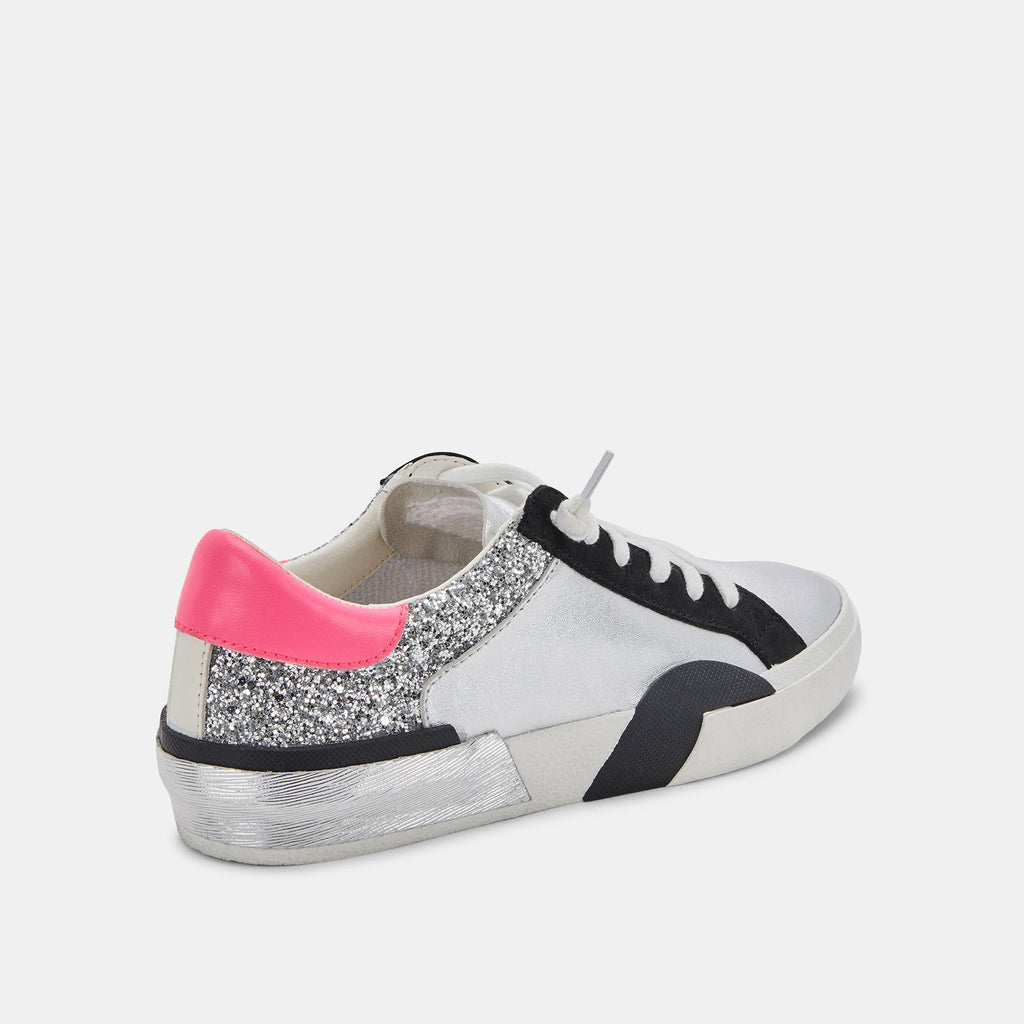 ZINA SNEAKERS IN DK SILVER LEATHER -   Dolce Vita - image 4