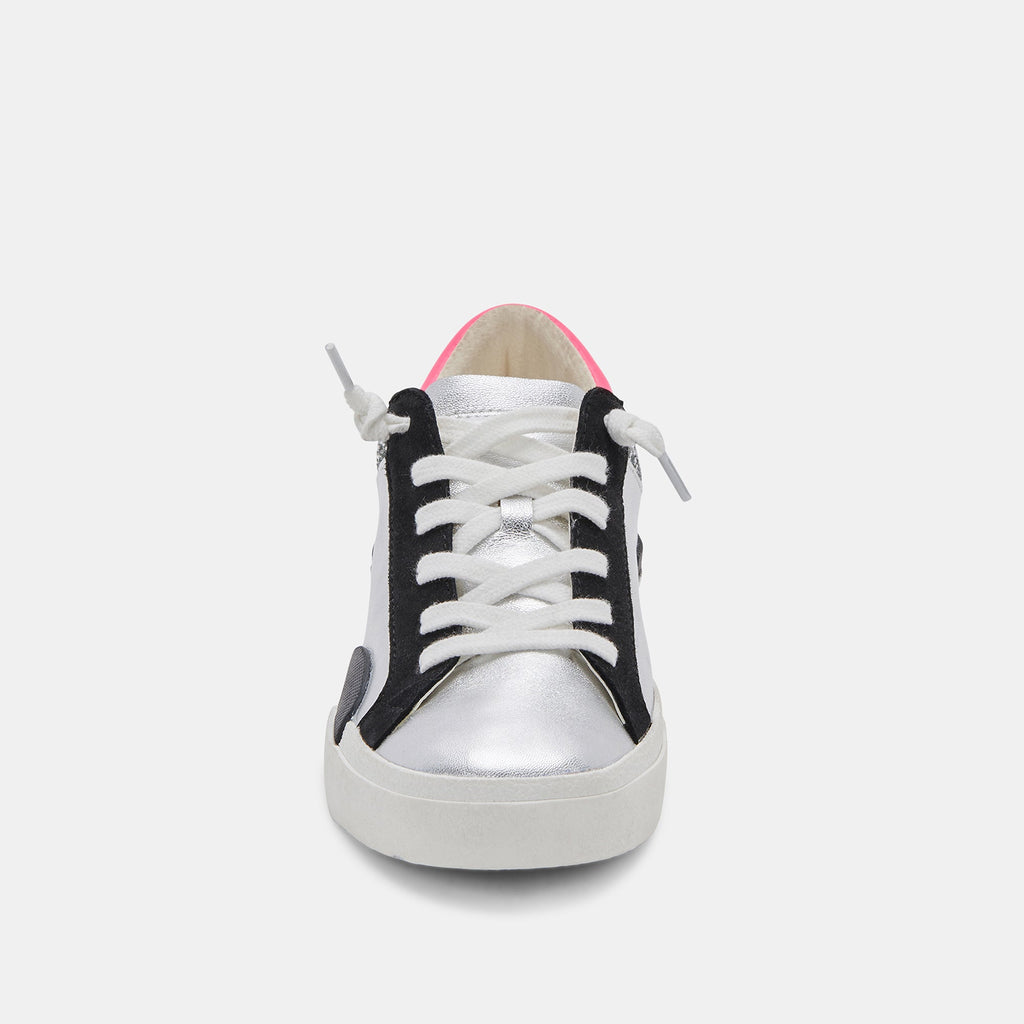 ZINA SNEAKERS IN DK SILVER LEATHER -   Dolce Vita - image 7