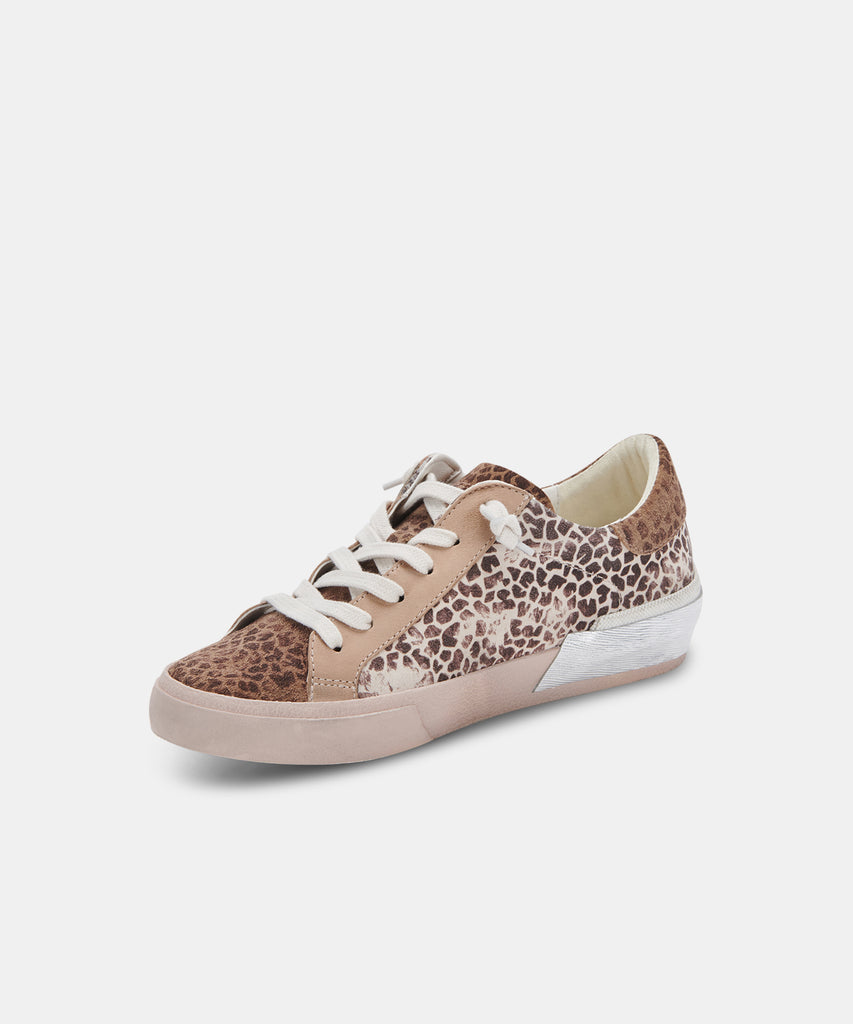 ZINA SNEAKERS IN LEOPARD MULTI DUSTED SUEDE -   Dolce Vita - image 8