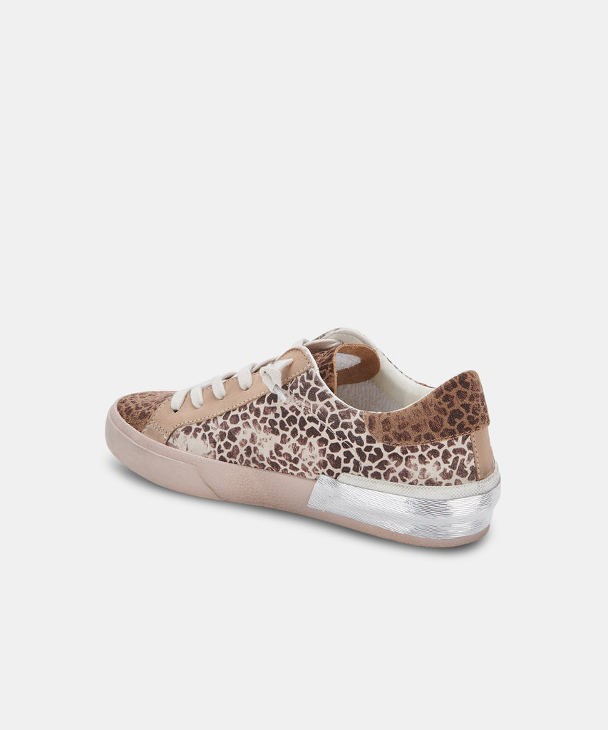 ZINA SNEAKERS IN LEOPARD MULTI DUSTED SUEDE -   Dolce Vita - image 6