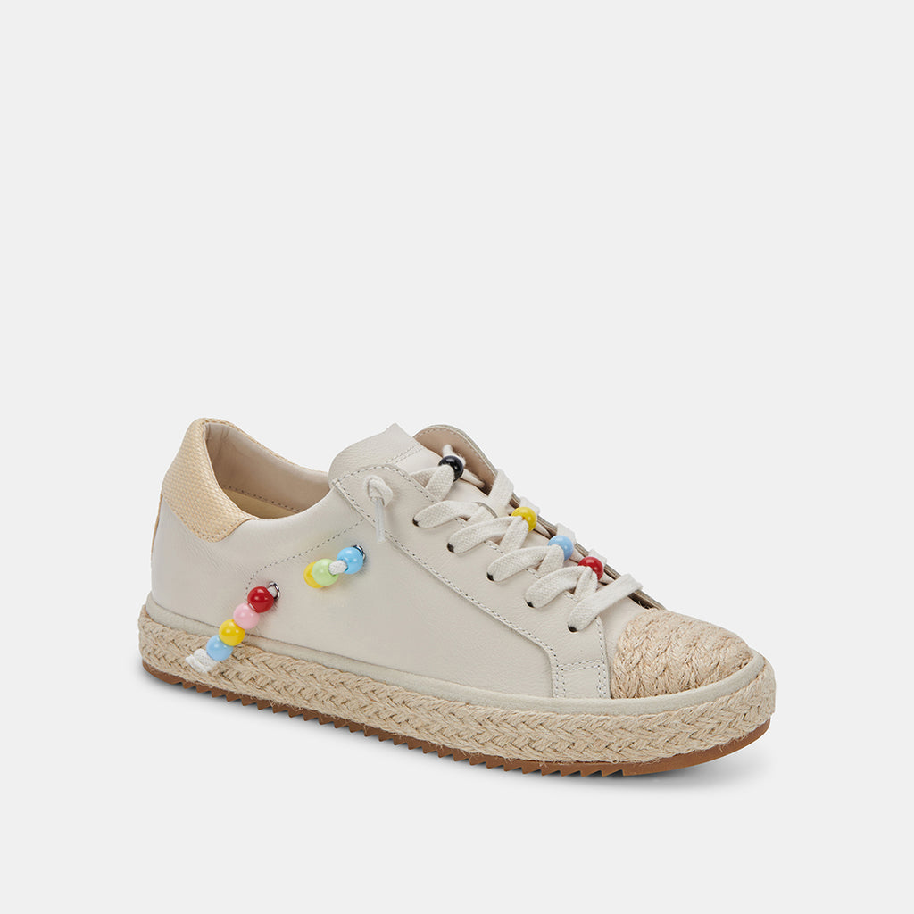 ZOE PRIDE SNEAKERS IVORY LEATHER - image 3