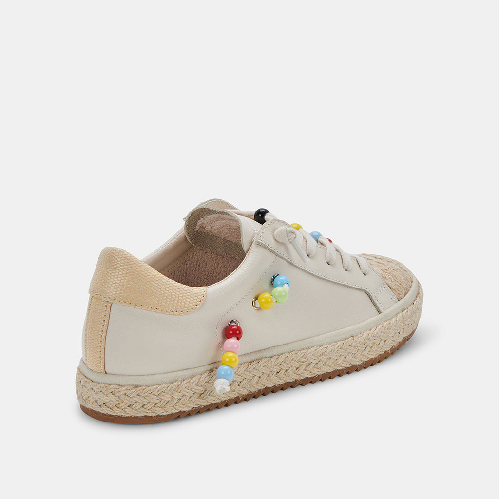 ZOE PRIDE SNEAKERS IVORY LEATHER - image 5