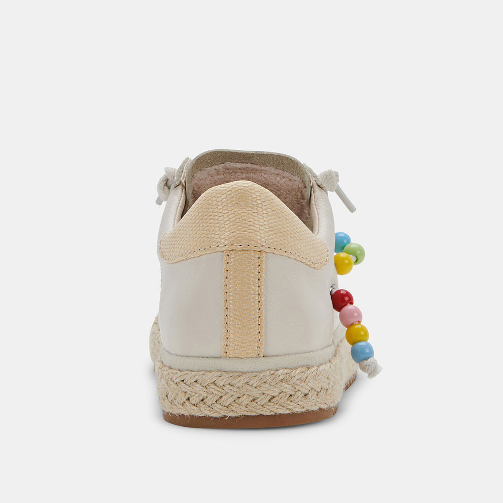 ZOE PRIDE SNEAKERS IVORY LEATHER - image 10