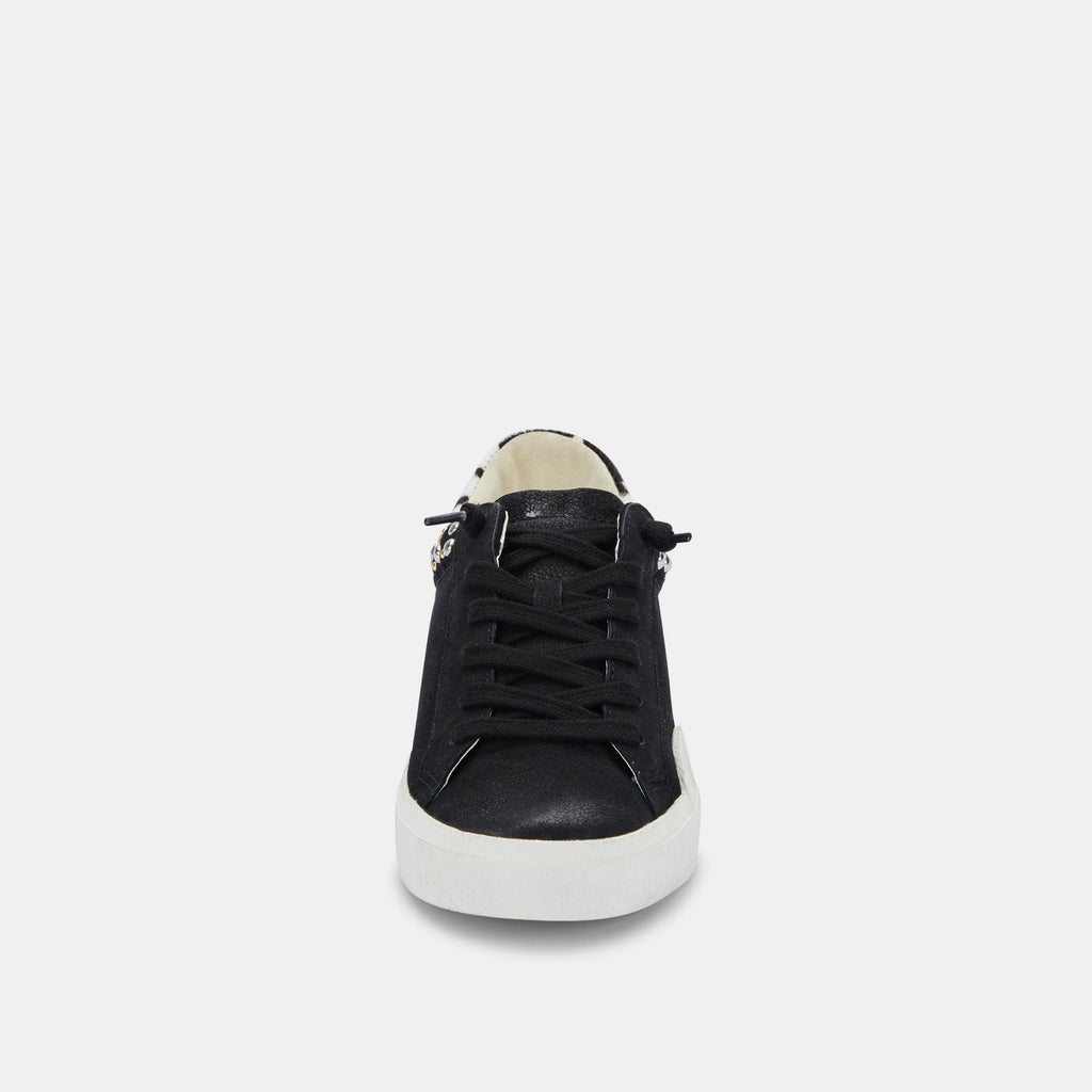 ZINA STUD SNEAKERS IN BLACK LEATHER -   Dolce Vita - image 8
