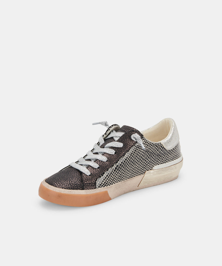 ZINA SNEAKERS IN MERCURY LEATHER -   Dolce Vita - image 6