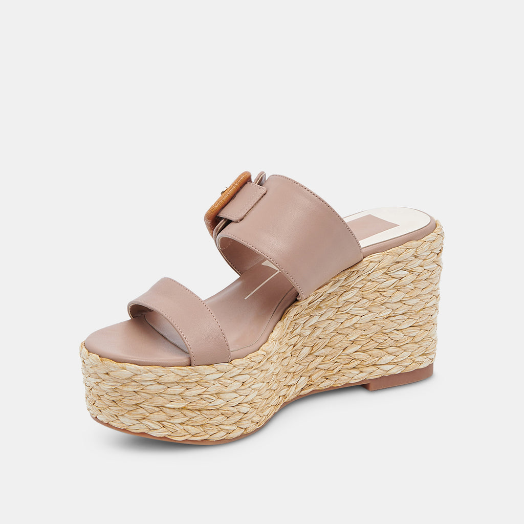 THORIN WEDGES CAFE LEATHER - image 5