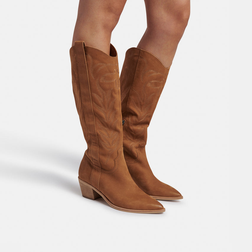 SOLEI BOOTS WHISKEY NUBUCK -   Dolce Vita