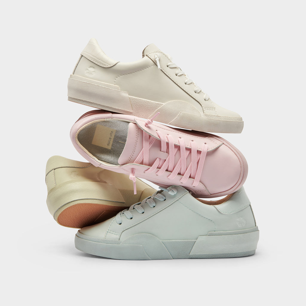 ZINA 360 SNEAKERS LIGHT PINK RECYCLED LEATHER - image 8