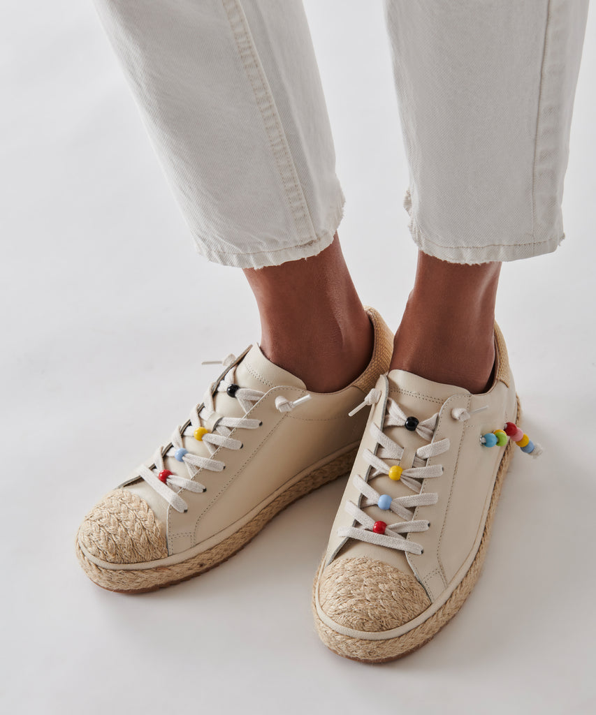 ZOE PRIDE SNEAKERS IVORY LEATHER - image 2