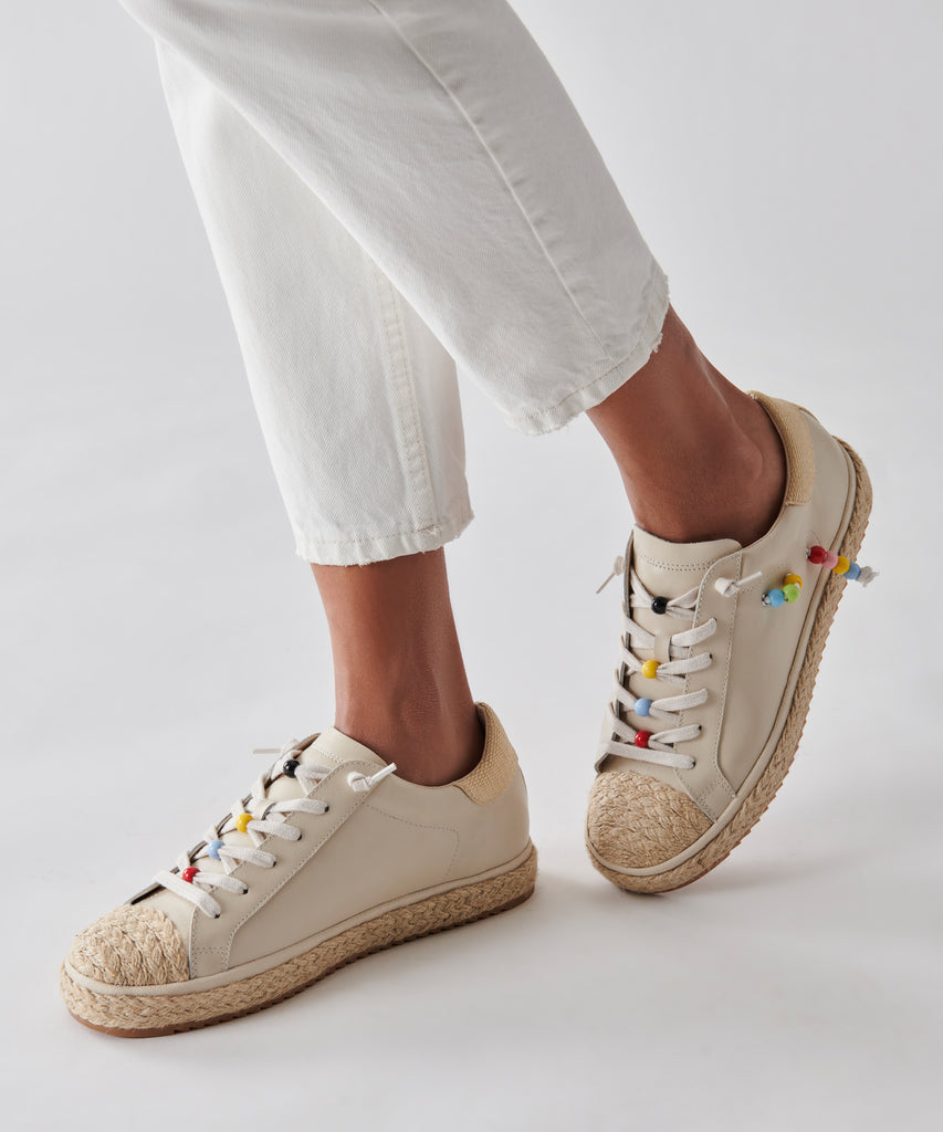 ZOE PRIDE SNEAKERS IVORY LEATHER - image 7