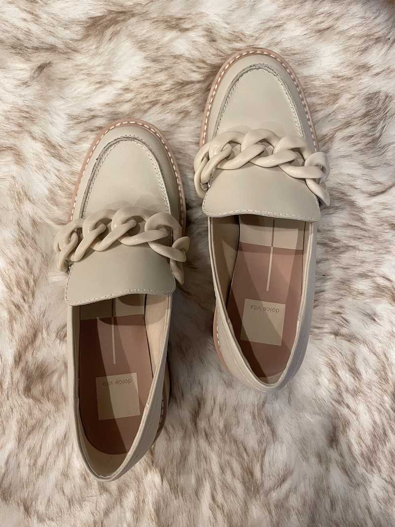 HARIS LOAFERS IVORY LEATHER - re:vita